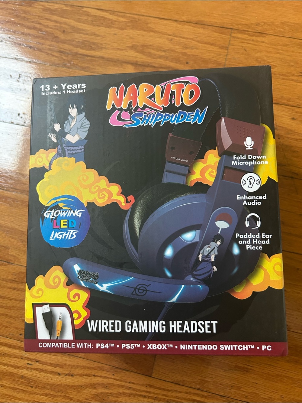 Limited Edition Naruto Shippuden Wired Gaming Headset
